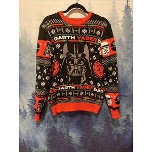 Darth Vader Geeknet Holiday Christmas Sweater‎ GameStop Exclusive Large